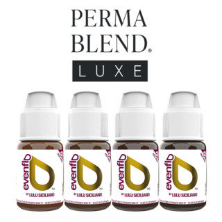 Pigment pour Maquillage PERMA BLEND LUXE EVENFLO - Blonde 2 Brunette 4x14ml