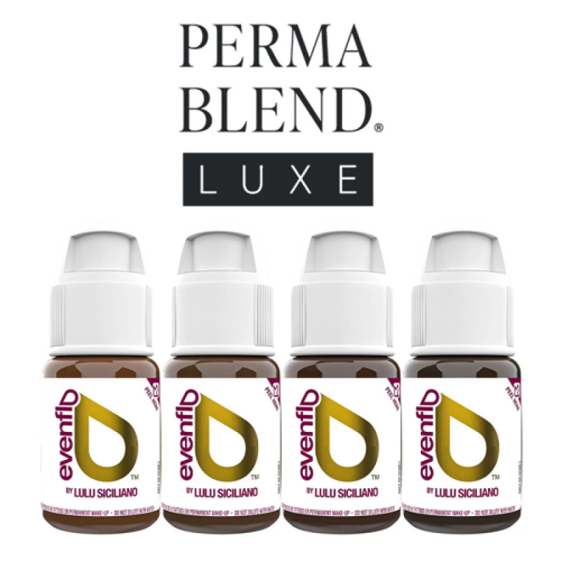 Pigment pour Maquillage PERMA BLEND LUXE EVENFLO - Blonde 2 Brunette 4x14ml