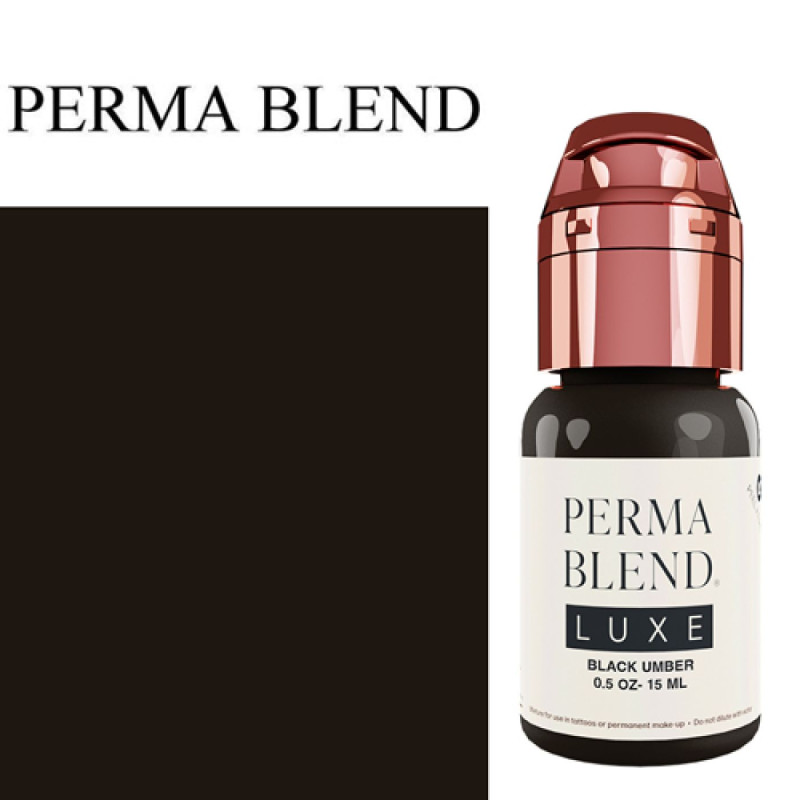 Pigment pour Maquillage Permanent TRICHOPIGMENTATION PERMABLEND LUXE Black Umber