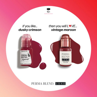 Pigment pour Maquillage Permanent PERMA BLEND LUXE 14ml stérile Vintage Maroon