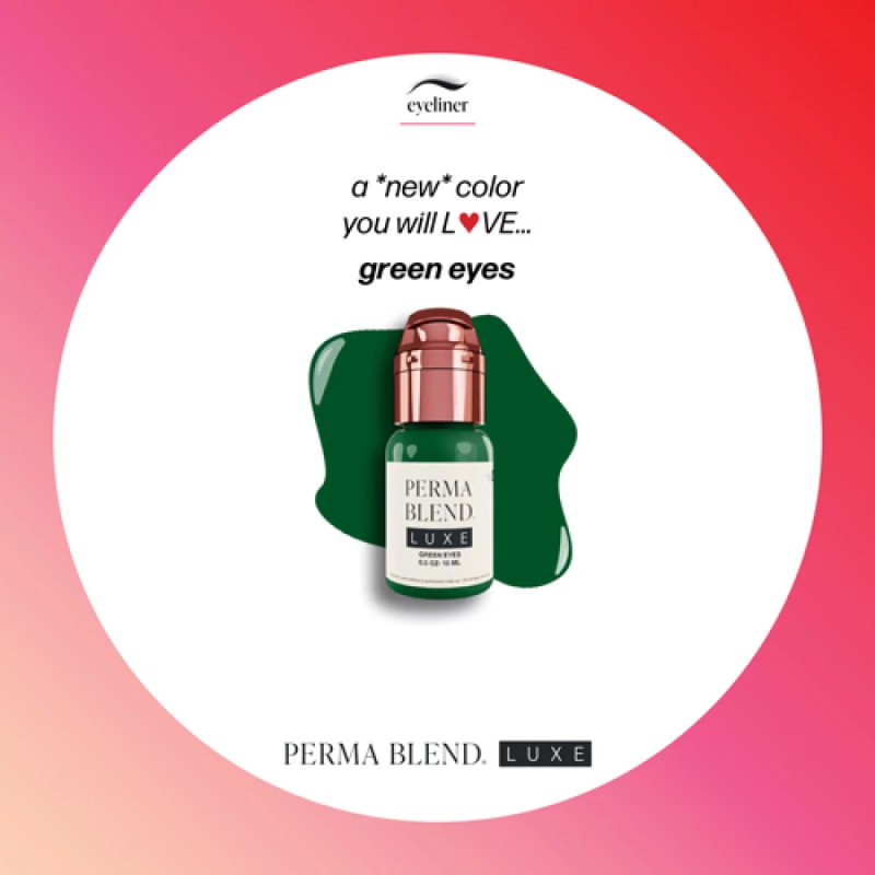 Pigment pour Maquillage Permanent PERMA BLEND LUXE 14ml Green Eyes V2