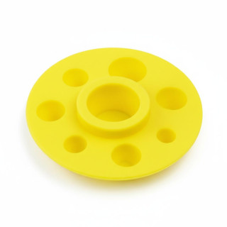 Plateau Caps Rond Jaune 8 cm | Inovel