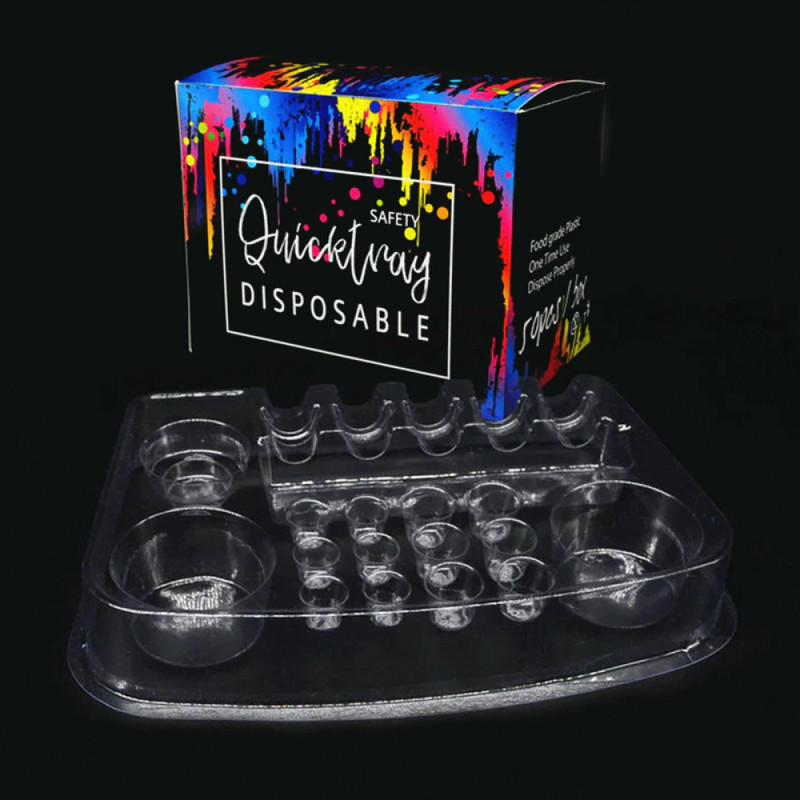 Boite de 50 Plateaux jetables pour cartouches /caps /gobelet