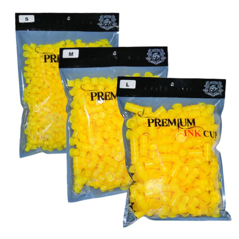 Caps jaunes Diam. 8mm / 13mm / 15mm