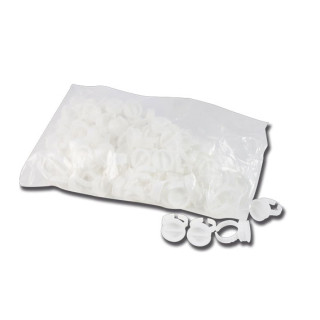 100 Bagues cupule jetable 15mm avec séparation