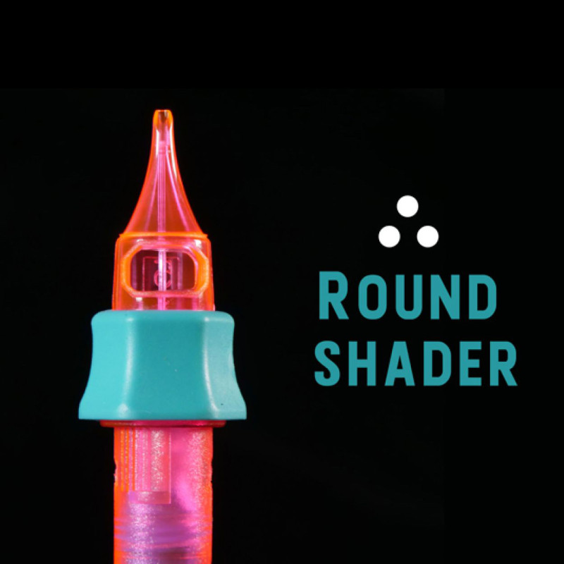 Aiguilles Stériles Round Shader Long Taper | Inov'M+
