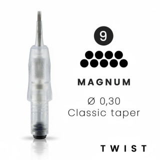 9 Aiguilles Magnum  Ø 0.30 | Twist by Amiea