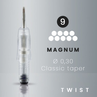 9 Aiguilles Magnum  Ø 0.30 | Twist by Amiea