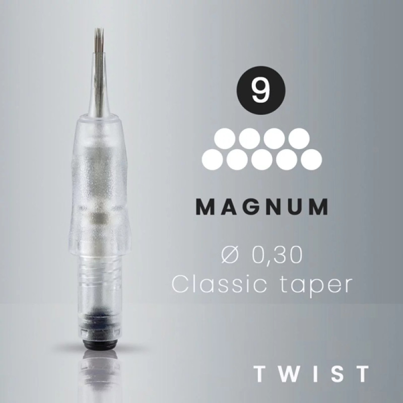 9 Aiguilles Magnum  Ø 0.30 | Twist by Amiea