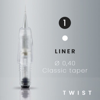 1 Aiguille Liner  Ø 0.40 | Twist by Amiea