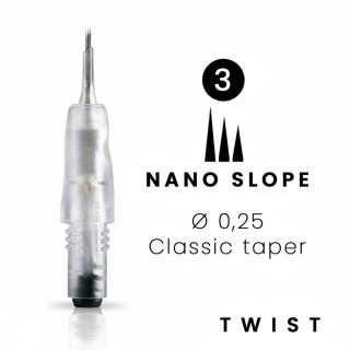 Aiguilles Nano Slope  Ø 0.25 | Twist by Amiea