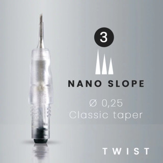 Aiguilles Nano Slope  Ø 0.25 | Twist by Amiea