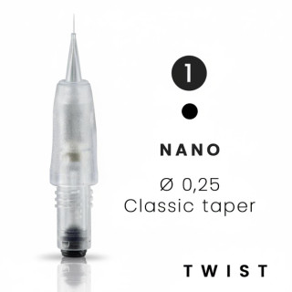 Aiguilles Nano N1  Ø 0.25 | Twist by Amiea
