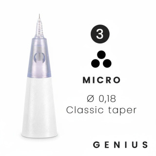 3 Aiguilles Micro  Ø 0.18 | Genius by Amiea