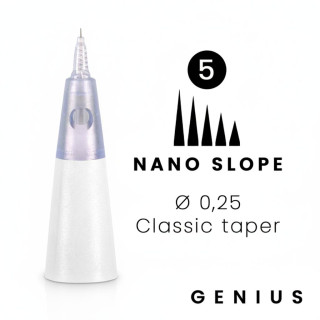 5 Aiguilles Nano Slope  Ø 0.25 | Genius by Amiea