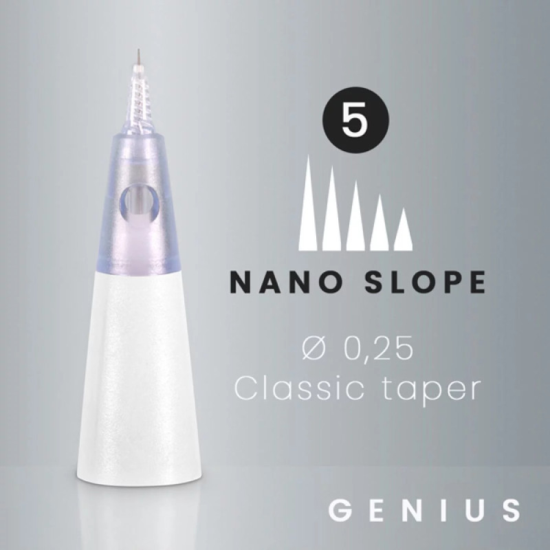 5 Aiguilles Nano Slope  Ø 0.25 | Genius by Amiea