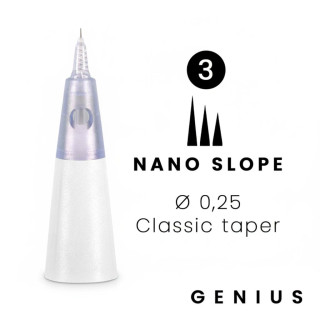 3 Aiguilles Nano Slope  Ø 0.25 | Genius by Amiea