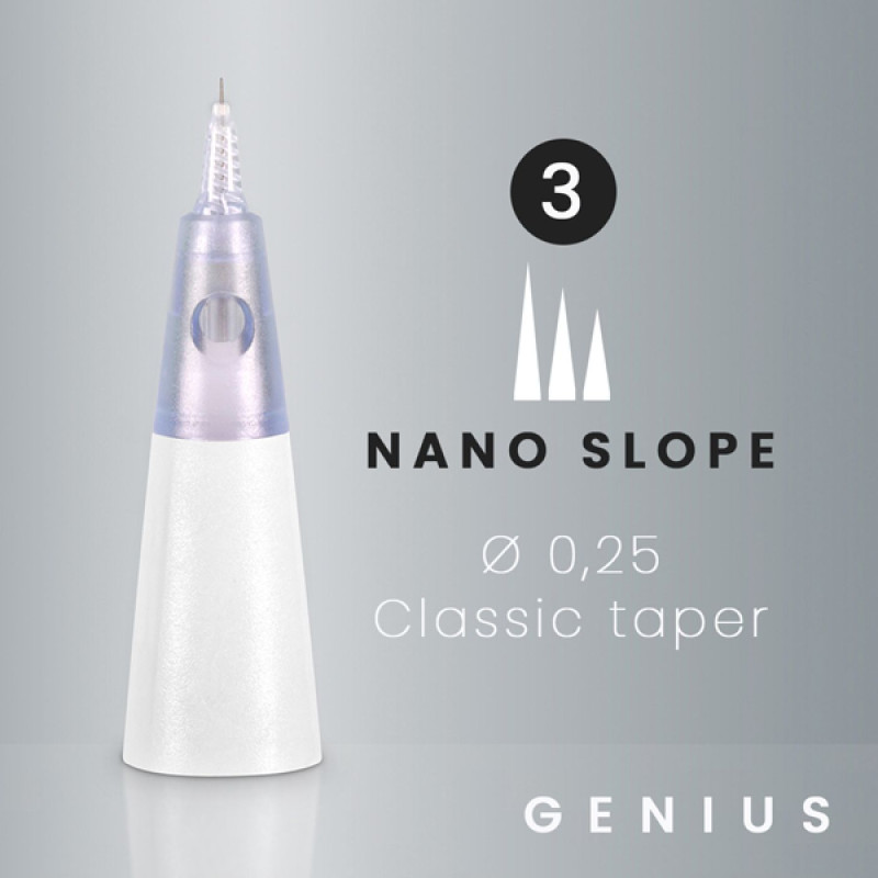 3 Aiguilles Nano Slope  Ø 0.25 | Genius by Amiea