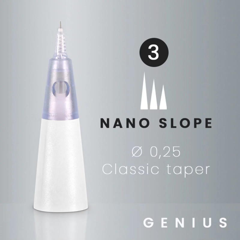 3 Aiguilles Nano Slope  Ø 0.25 | Genius by Amiea