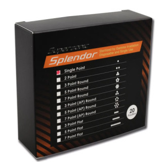 Boîte de Faisceaux Stériles Splendor à pointe écartées | Supersonic