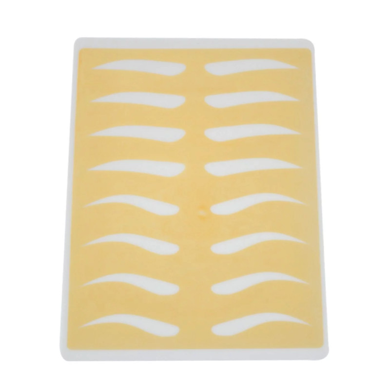 Peau synthétique dessin sourcils 19 x 14cm | Inovel