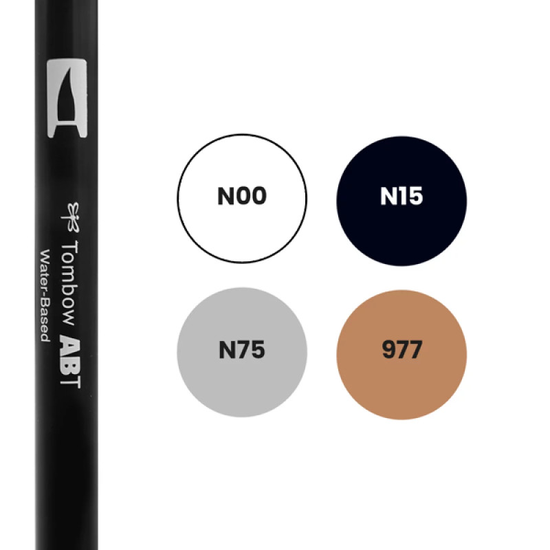 Feutre de couleur neutre à l'Unité ou en Pochette | Tombow