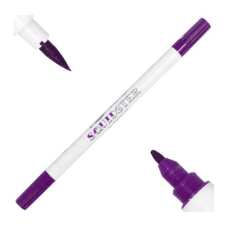 Lot de Feutres double pointe stériles violets | Squidster Piercing