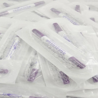 Lot de Feutres double pointe stériles violets | Squidster Piercing
