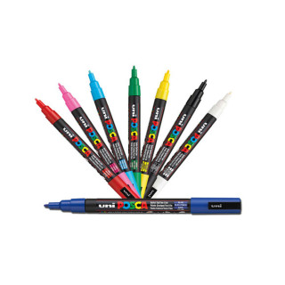 Marqueur pointe 1,5mm fine à l'unité | Posca
