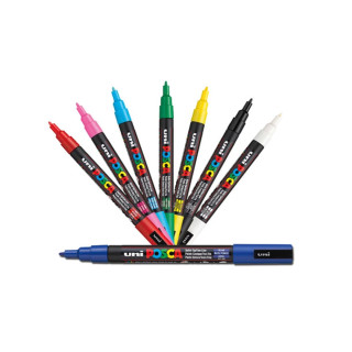 Marqueur pointe 1,5mm fine à l'unité | Posca