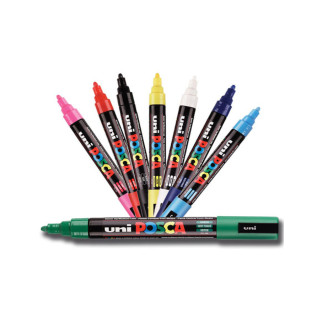 Marqueur pointe 2,5mm moyenne conique à l'unité | Posca