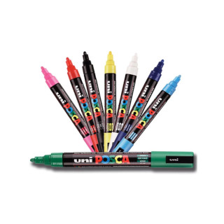 Marqueur pointe 2,5mm moyenne conique à l'unité | Posca