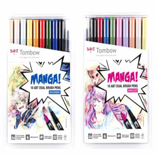 Set 10 couleurs Manga Shonen |Tombow