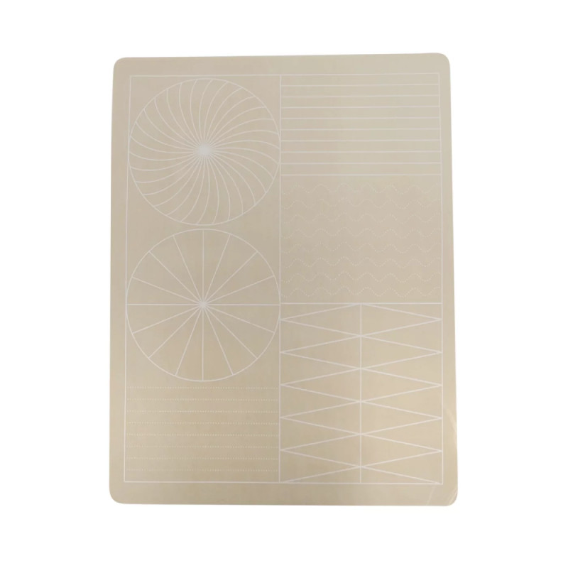 peau synthétique tracé motifs