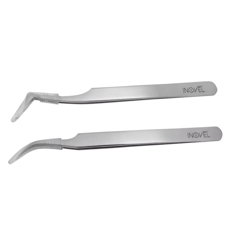 Pince acier inoxydable pour extension cils | Inovel