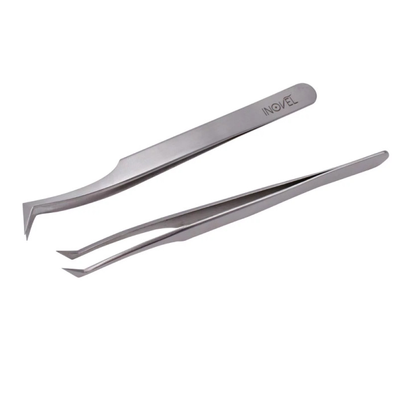 Pince acier inoxydable pour extension cils | Inovel
