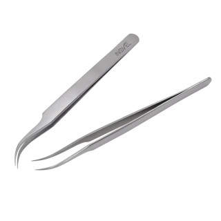 Pince acier inoxydable pour extension cils | Inovel