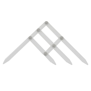 Outil de mesure réglable pour les sourcils - plastique | kwadron