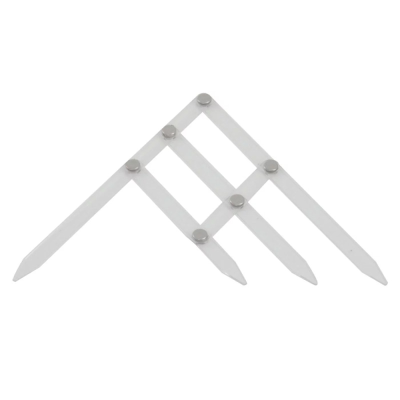 Outil de mesure réglable pour les sourcils - plastique | kwadron