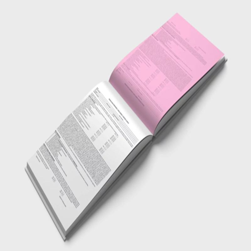 Contrats Clientèle, Liasse de 50 feuillets autocopiants A4