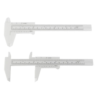 Pied à coulisse plastique