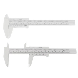 Pied à coulisse plastique