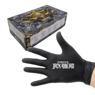 Gants latex noirs 6.2 g By Jack Ribeiro | Itc
