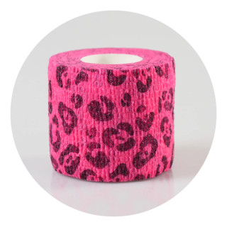 Bande de protection manchon - motif léopard rose | Itc