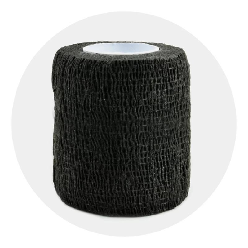 Bande de protection manchon grande - Noire | Itc