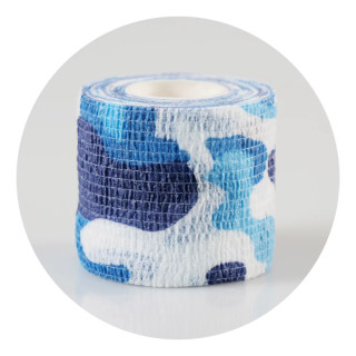 Bande de protection manchon - camouflage bleu | Itc