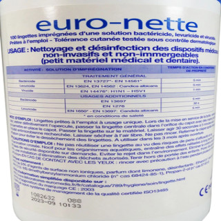 Lingettes désinfectantes | Euro-nette
