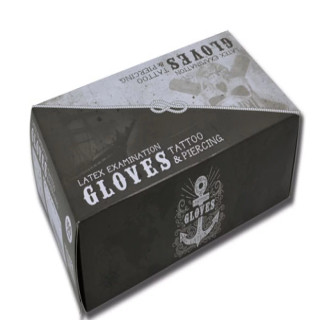 Taille L  (8/9) - boîte de 100 pcs | Gants latex blancs non poudrés Itc