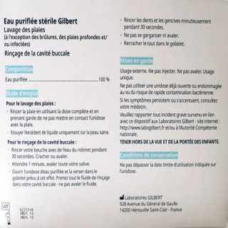 Eau Purifiée | Gilbert