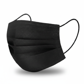 Masque d'hygiène en Tissu Noir | Wigofil